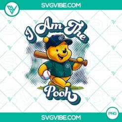 PNG Files, Winnie The Pooh Seattle Mariners Baseball PNG Download Design File 5