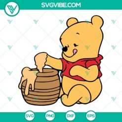 Disney, SVG Files, Winnie The Pooh SVG Images, Honeypot SVG Files, Pooh SVG 4