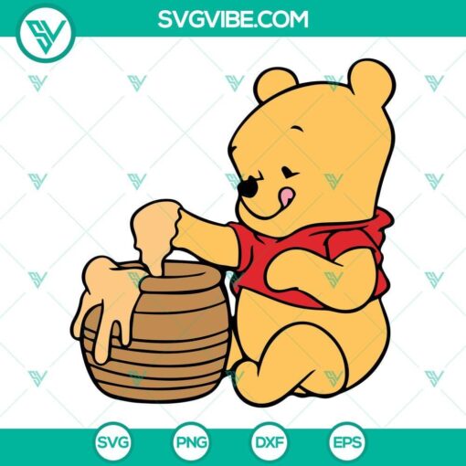 winnie the pooh svg honeypot svg pooh svg winnie cricut file winnie the pooh cut file pooh svg 2 mockup