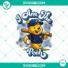 Winnie The Pooh Toronto Blue Jays baseball themed PNG file for download. Ideal for Toronto Blue Jays fans.