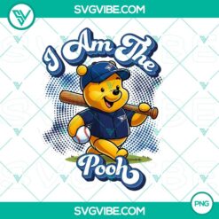 PNG Files, Winnie The Pooh Toronto Blue Jays Baseball PNG Files Design File 9