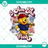 Winnie The Pooh Washington Nationals baseball design in PNG format for sports fans, featuring popular character and team logo.