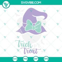 Disney, Halloween, SVG Files, Witch Mouse SVG Download, Trick Or Treat 3