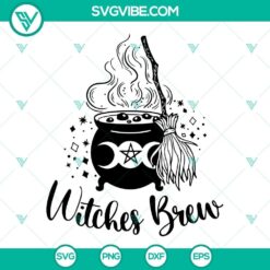 Witches Brew SVG File, Mystical SVG File, Halloween Witch SVG Images Files For