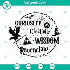 Wizardry Houses SVG Image Bundle, Hogwarts SVG Files, Harry Potter SVG Files PNG 3