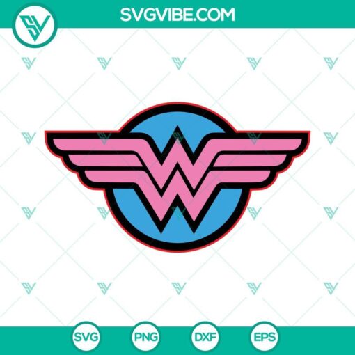 wonder woman logo pink svg bundle wonder woman svg bundle wonder woman logo svg superhero svg 8 mockup