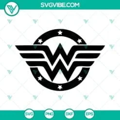 Movies, SVG Files, Wonder Woman Logo SVG Image PNG DXF EPS Vector Clipart 2