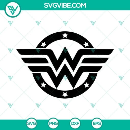 wonder woman logo svg png dxf eps vector clipart 5 mockup