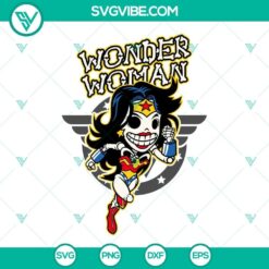 Wonder Woman Zombie Halloween SVG Images, Wonder Woman DC Comics SVG Images PNG