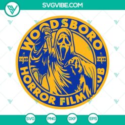 Halloween, SVG Files, Woodsboro Horror Film Club SVG Files, Ghostface Scream 7