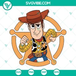 Disney, SVG Files, Woody Toy Story SVG Files PNG DXF EPS Cut Files For Cricut 4