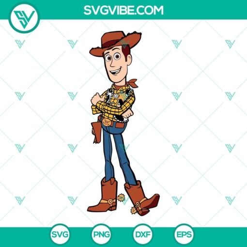 woody toy story svg png dxf eps cut files for cricut silhouette 6 mockup