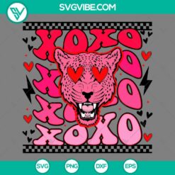 SVG Files, Valentine's Day, Xoxo Jaguar valentine SVG Download, Xoxo SVG Images 15