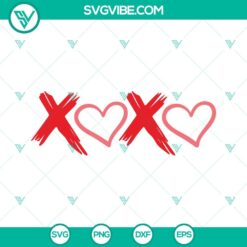 SVG Files, Valentine's Day, XoXo SVG File, Valentine’s Day SVG File, Retro 4