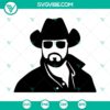 Yellowstone Rip Wheeler SVG Bundle in black and white. Perfect for crafts and projects.