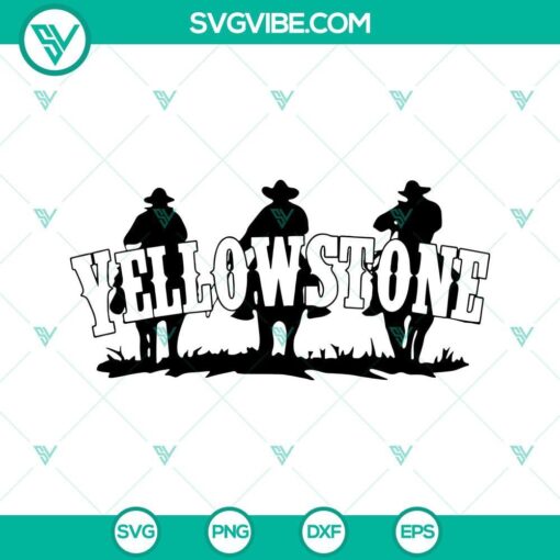 yellowstone svg file digital download 4 mockup