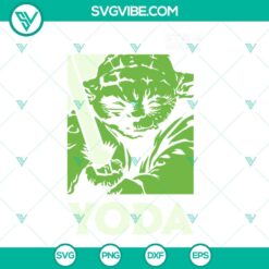 Movies, SVG Files, Yoda Poster SVG Download, Jedi Master SVG Download, Star 2