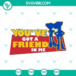 Disney, SVG Files, You’ve Got A Friend In Me Woody And Jessie SVG Download, 19