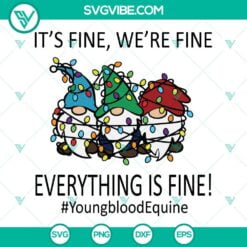 Christmas, SVG Files, Youngblood Equine Gnomes Christmas SVG Images, It’s 4