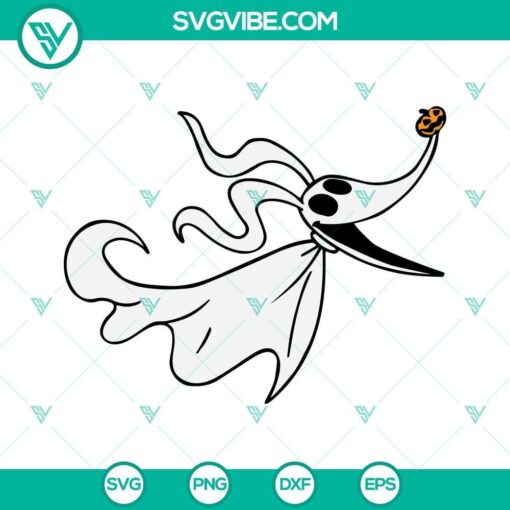 zero nightmare before christmas svg zero svg halloween svg zero the ghost dog nightmare before christmas svg 1 mockup