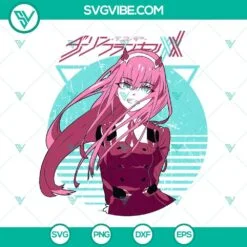 Anime, SVG Files, Zero Two SVG Images, Darling In The Franxx SVG File, Anime 2