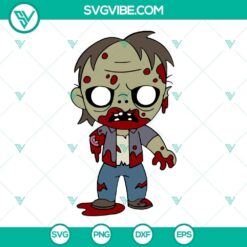Zombie SVG download for Halloween featuring PNG, DXF, EPS Cricut images perfect for spooky crafts and decorations.