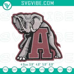 Embroidery Designs, Sports Embroidery Designs, Alabama Crimson Tide Football 2