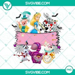 Halloween, Personalized Files, PNG Files, Alice in Wonderland Halloween Frame 2