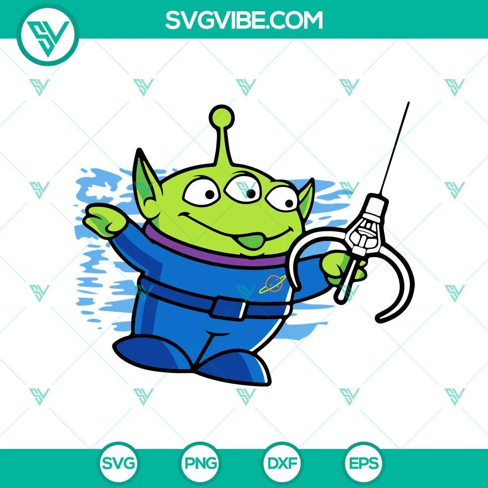 Disney, SVG Files, Alien Toy Story & Nirvana Album Art SVG, PNG Aliens, 1