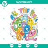 All Emotions Care Bears SVG featuring rainbow design, ideal for Care Bears fans, a fun and colorful cut file for crafts.
