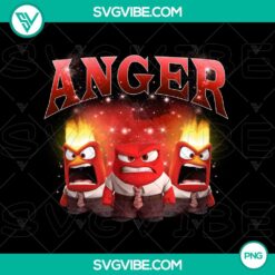 PNG Files, Anger Inside Out 2 PNG Sublimation Design Inside Out 2  10