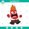 Anger Inside Out 2 SVG PNG featuring Anger Silhouette and Clipart, suitable for digital designs and expressions.
