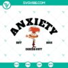 Anxiety Est 2015 Inside Out SVG design, featuring anxiety and inside out theme elements. Perfect for digital use.