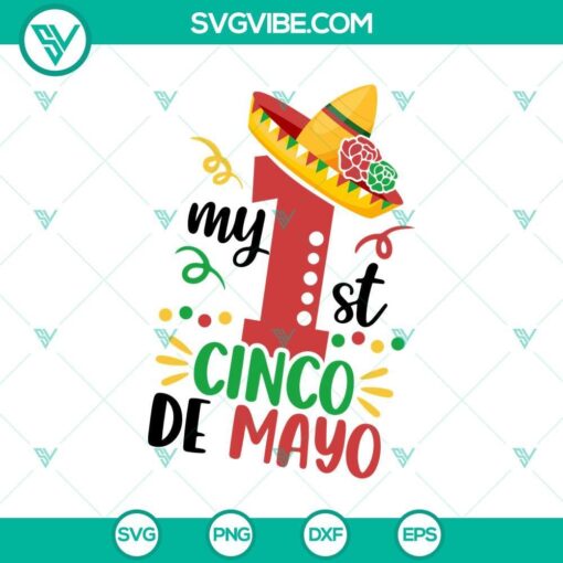 baby s first cinco de mayo svg mexican theme svg mockup