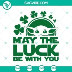 St Patrick's Day, SVG Files, Darth Vader Lucky Clover SVG Download, Star Wars 3