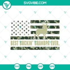 Family, Fathers Day, Grandpa, Hobby, Hunting, SVG Files, Best Buckin Grandpa 1