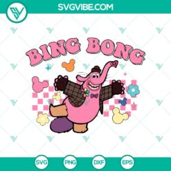 Disney, SVG Files, Bing Bong SVG, Inside Out 2 Bing Bong SVG PNG Inside Out 2  14