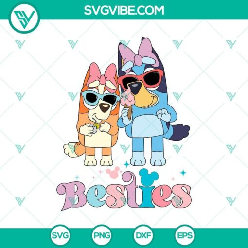 bluey bingo best friends svg disney themed besties svg mockup