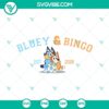 Bluey and Bingo SVG cut file, featuring Bluey and Bingo Heeler characters from the popular 2018 animated series. Perfect for DIY projects.