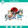 Bluey & Family in Jurassic Park SVG Combo Pack featuring cute dinosaur designs perfect for crafting and fan art projects.