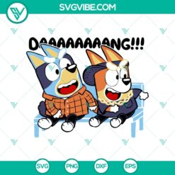 Disney, DOCTOR, Jobs, SVG Files, Bluey Friday Craig & Smokey Damn Vector 6