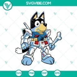 Disney, DOCTOR, Jobs, SVG Files, Bluey Gundam Robot SVG/PNG Vector Clipart 5