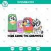 Bluey's Grannies SVG pack featuring Granny Bluey character designs, perfect for digital crafting projects.