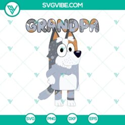 Disney, SVG Files, Bluey SVG, Grandpa Bob Heeler Graphic Design bluey 10