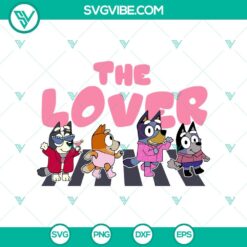 Disney, SVG Files, Bluey & Taylor Swift Lover Theme SVG bluey characters  5