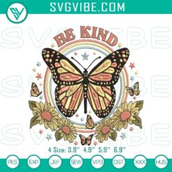 Butterfly and flower embroidery patterns for machines, floral design files for crafting projects.