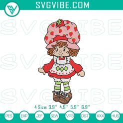 Cartoon Embroidery Designs, Embroidery Designs, Cartoon Strawberry Shortcake 19