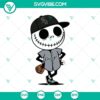 Chicago White Sox Jack Skellington Halloween design in SVG and PNG format for crafting projects.