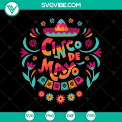 Cinco De Mayo Celebration SVG, Fiesta Mexican SVG
