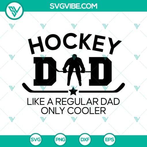 cool hockey dad svg more awesome than regular dads svg mockup